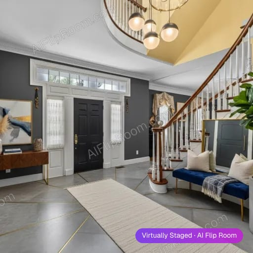 Contemporary room — AI virtual staging