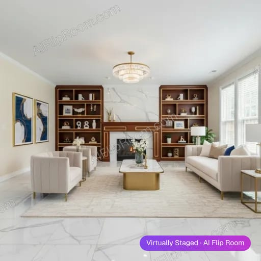 Luxury interior — AI virtual staging