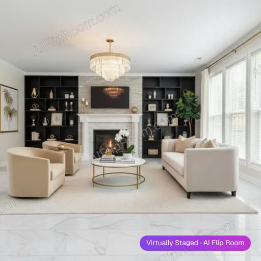 Luxury interior — AI virtual staging