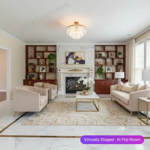 Luxury interior — AI virtual staging