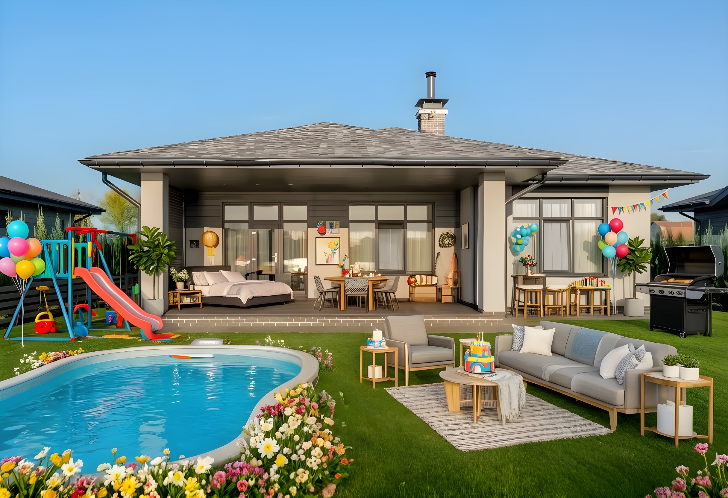 AI virtual staging — custom design
